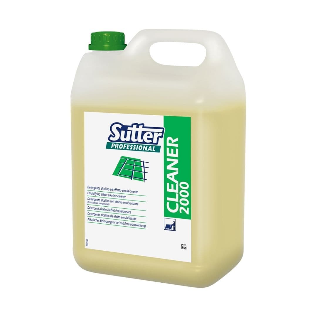 Sutter Cleaner 2000 - Detergente alcalino emulsificante para pavimentos e superfícies duras 5kg