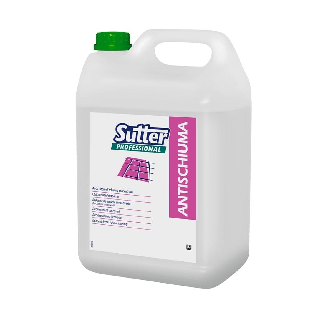 Sutter Antischiuma - Redutor de espuma concentrado para máquinas de limpeza 5kg