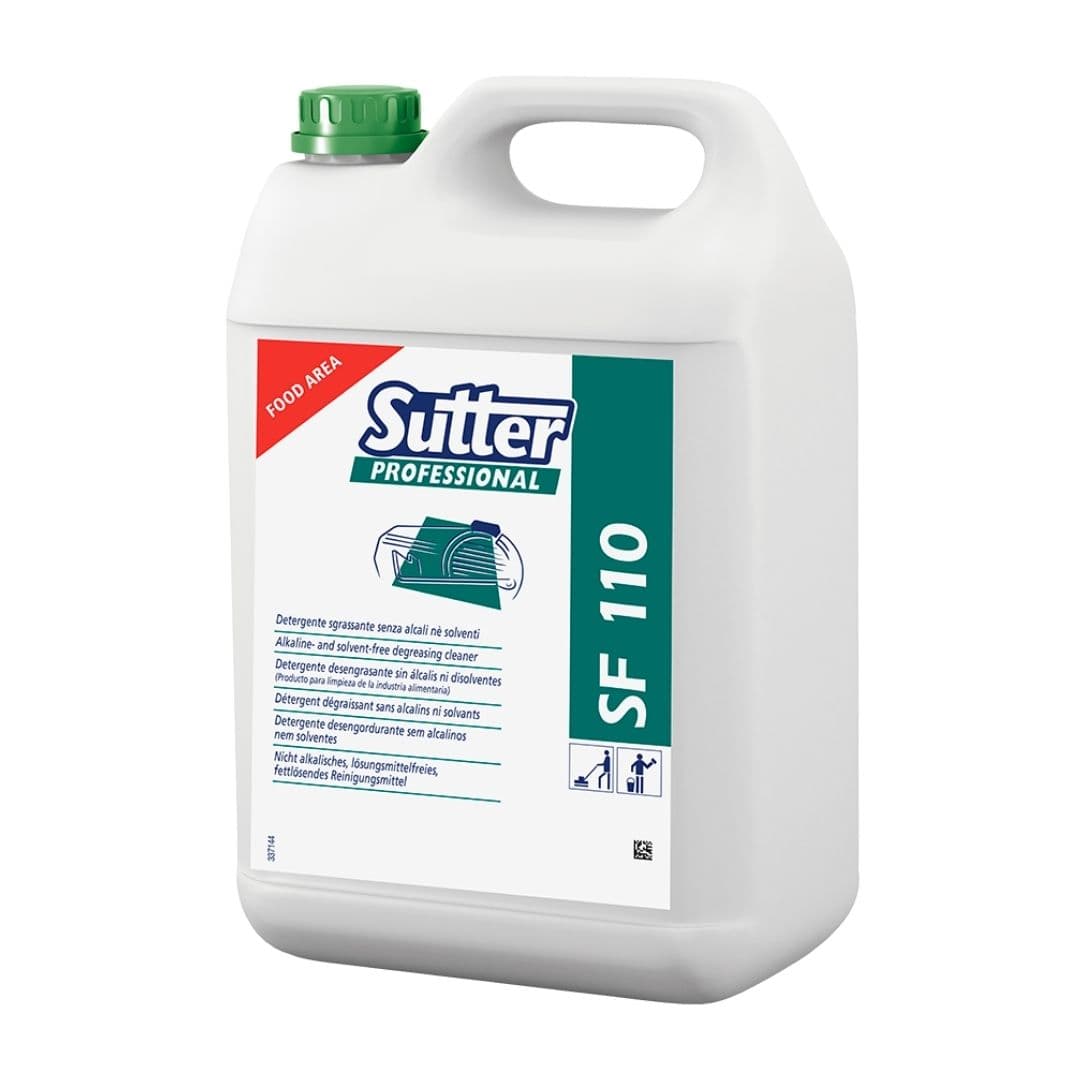 Sutter S.F. 100 - Desengordurante de Alta Eficácia para Superfícies Alimentares com Uso Manual ou Mecânico 5kg