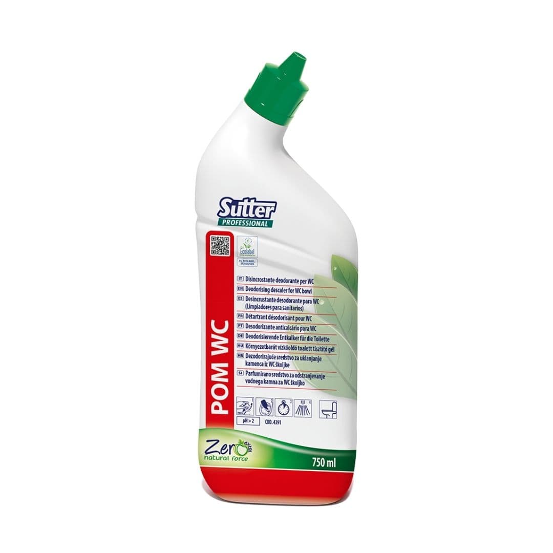 Sutter POM WC Zero - Gel desincrustante natural para limpeza e desodorização da sanita 750ml