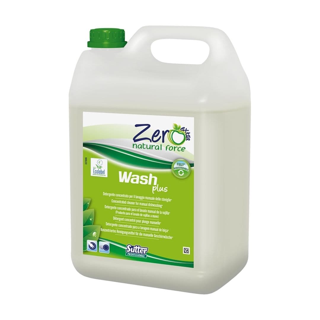 Sutter Wash Plus Zero - Detergente natural para lavagem manual de loiça profissional 5kg