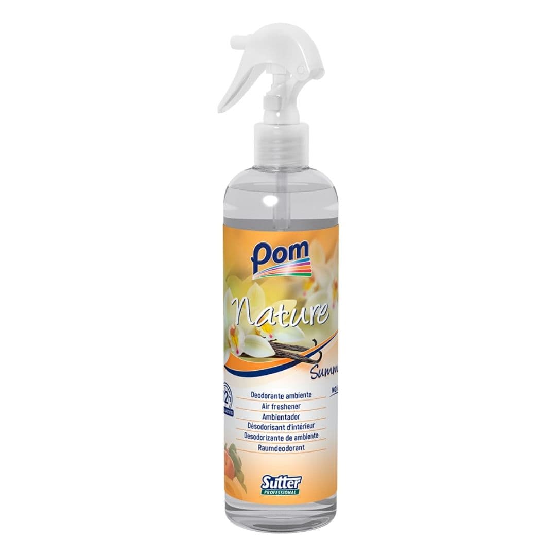 Sutter Nature Summer - Desodorizante de ambiente em trigger à base de água com fragrância doce e prolongada 350ml