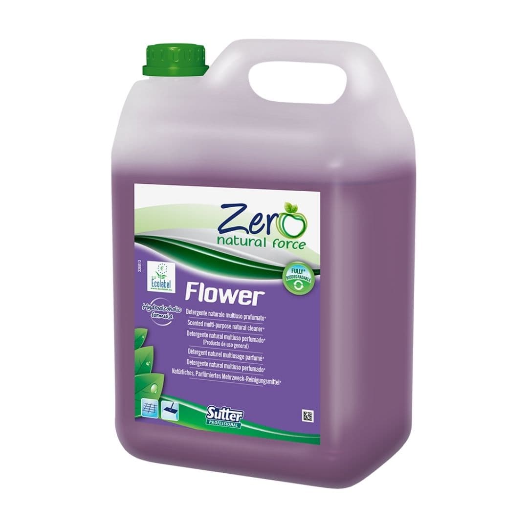 Sutter Flower - Detergente natural hidroalcoólico perfumado para superfícies duras 5kg