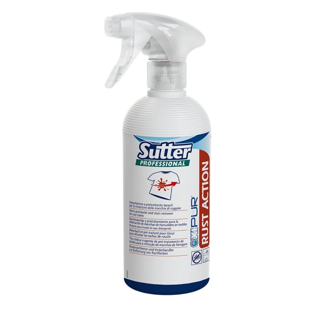 Sutter Rust Action - Tira-Nódoas Líquido de Pré-Tratamento para Remoção de Manchas de Ferrugem em Tecidos 500ml