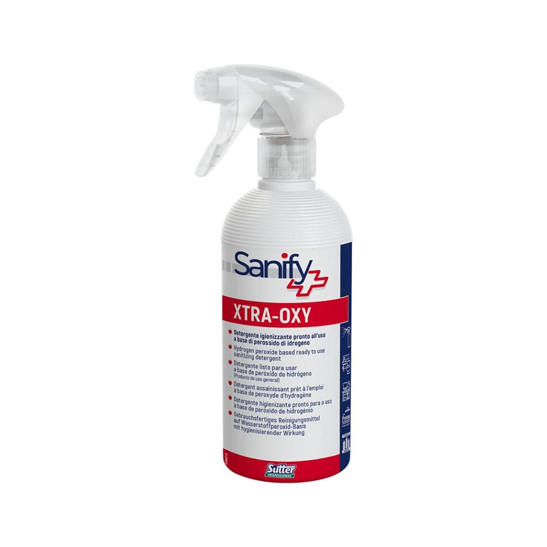 Sutter Xtra Oxy - Detergente higienizante à base de peróxido de hidrogénio pronto a usar 500ml
