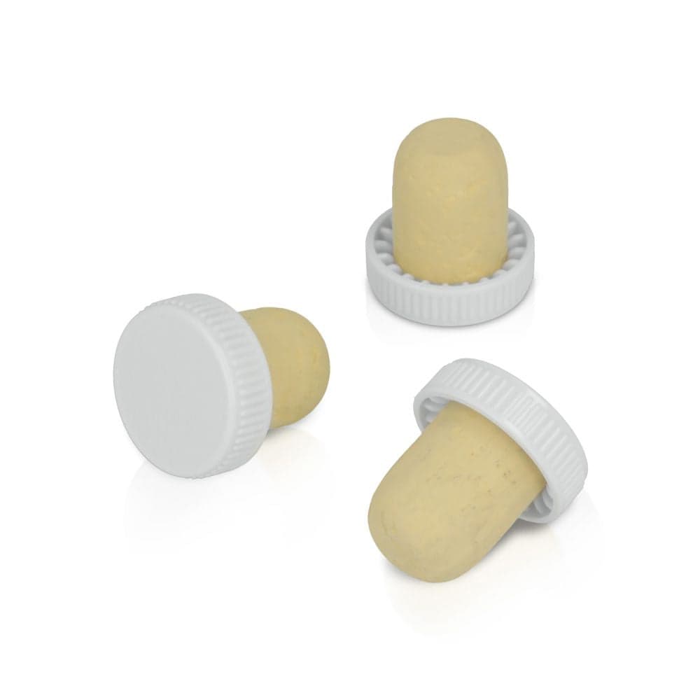 KIT 6 ROLHAS DE CORTIÇA COM CABEÇA DE PLÁSTICO METALTEX CORES/MOD