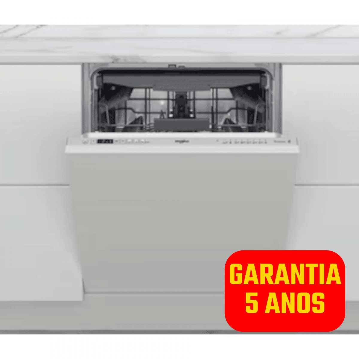 Máquina de Lavar Loiça Whirlpool W0I D734L S 14 Conjuntos Classe D