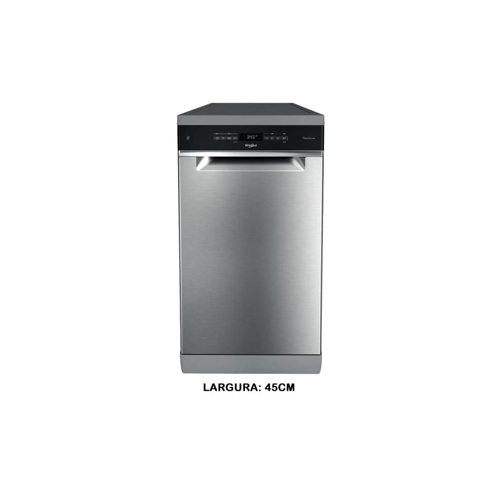 Máquina de Lavar Loiça Whirlpool WH6FB10BS7A0X 10 Conjuntos Classe B
