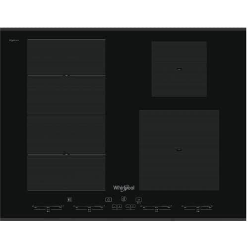 Placa de Indução Whirlpool SMC654FBTIXL | 65 cm | 4 Zonas | Preto