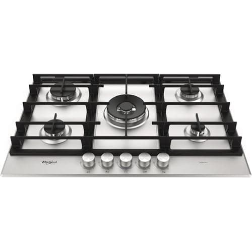 Placa a Gás Whirlpool GMW7552/IXL | 73 cm | 5 Zonas | Aço inoxidável