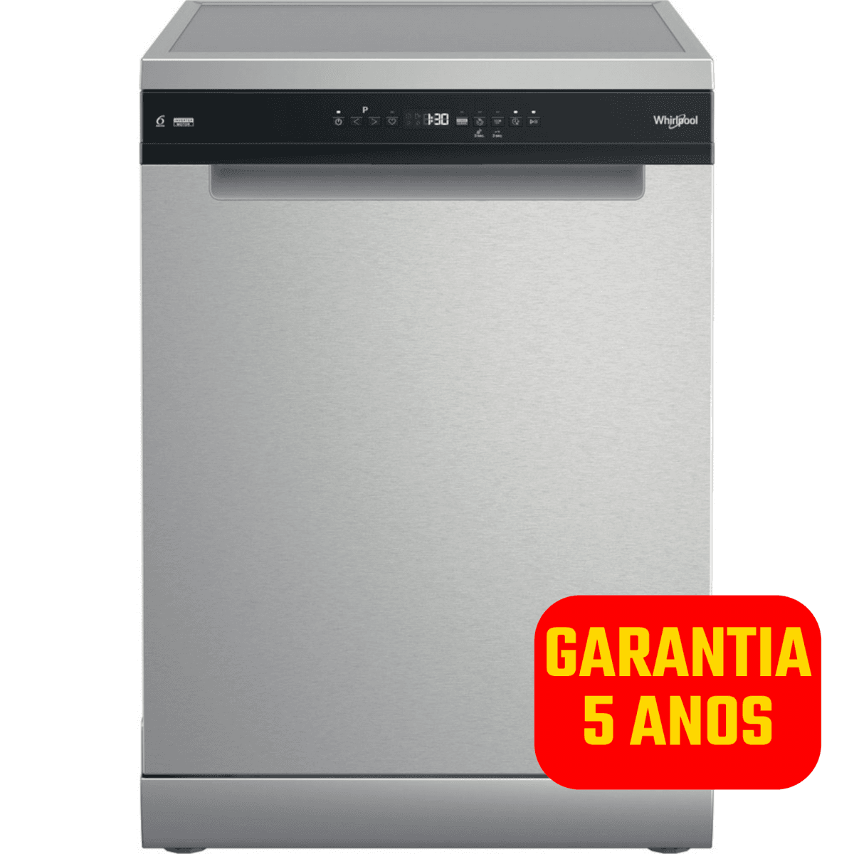 Máquina de Lavar Loiça Whirlpool W7F HP43 X 15 Conjuntos Classe C