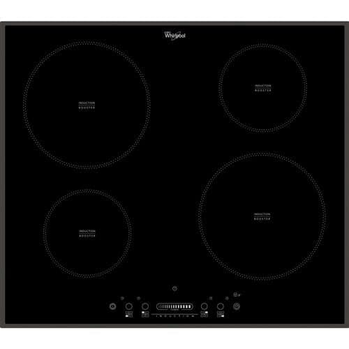 Placa de Indução Whirlpool ACM 806/BA | 58 cm | 4 Zonas | Preto
