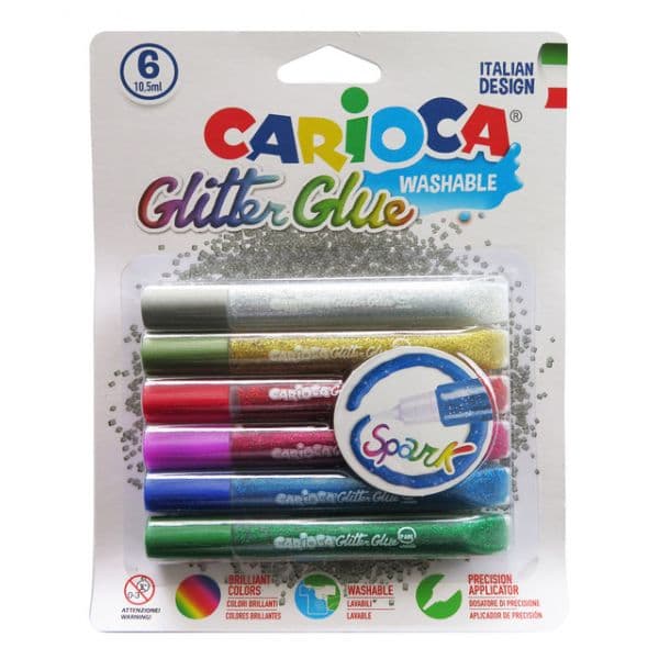 Carioca Cola 42110 Glitter 10,5 ml Classic Blister C/6