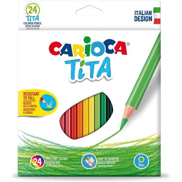 Carioca Lápis de Tita 24 Cores