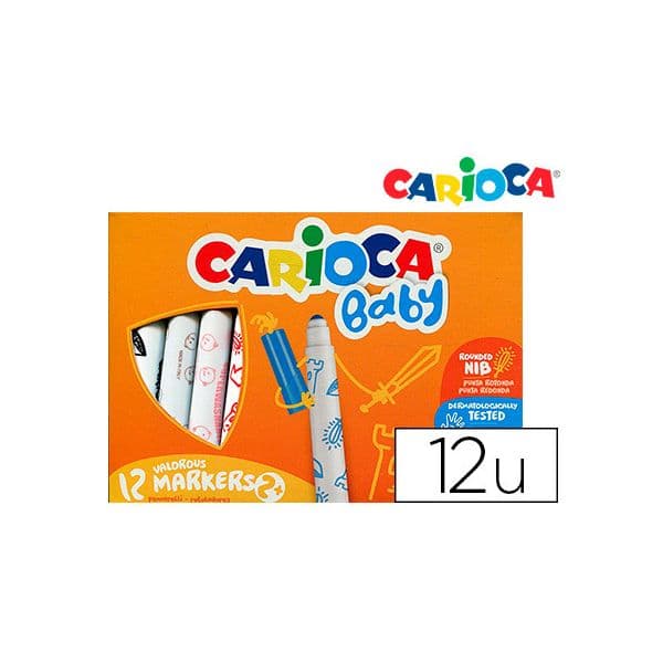 Carioca Marcador Baby 2+Anos Caixa 12 Sortido - OFF151839CE