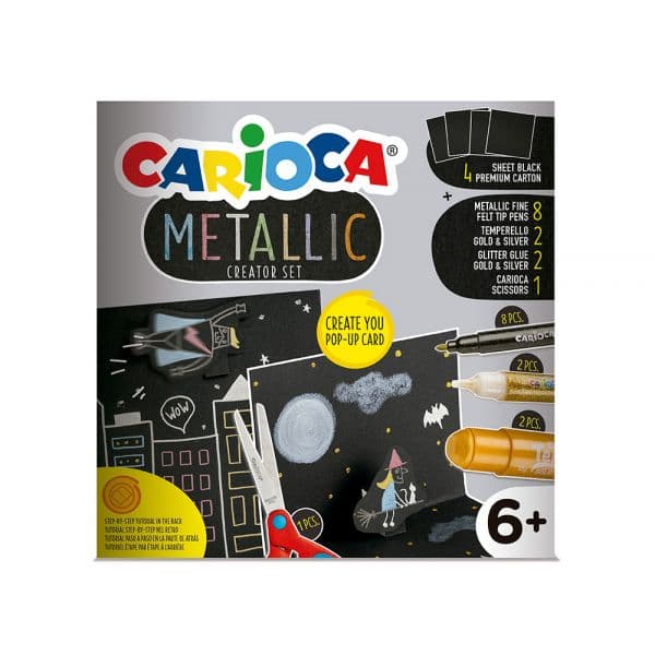 Carioca Conjunto Creator Pop Up Metálico