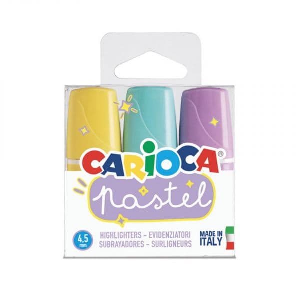 Carioca Marcador Flou Pastel 3 un.