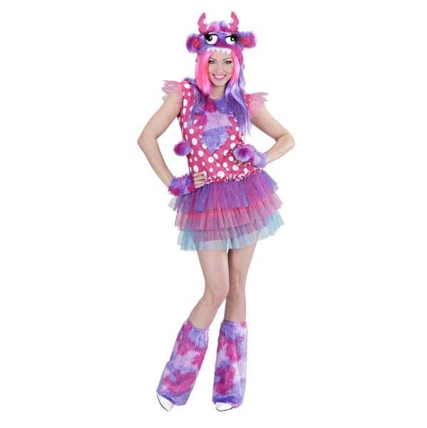 Widmann Fato Monstrinha Rosa Tamanho S