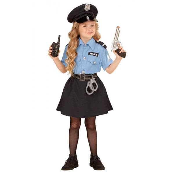 Widmann Fato Menina Polícia 2-3 Anos