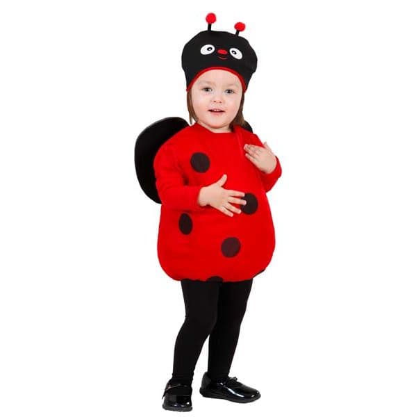 Widmann Fato Menina Ladybug Tamanho 1-3 Anos