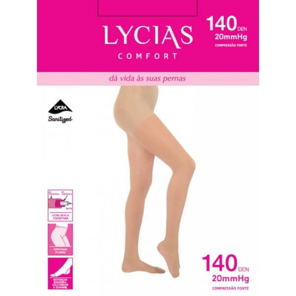 Lycias Comfort Collants de Compressão 140Den T4 Preto