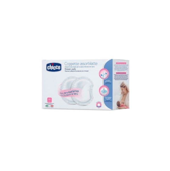 Chicco Discos Absorventes Anti-bacterianos 60 un. + 30 un.