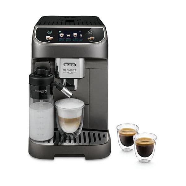 Máquina de Café DeLonghi Máquina de Café Superautomática Magnifica Plus ECAM 320.70.TB Preto Titânio 1.9L