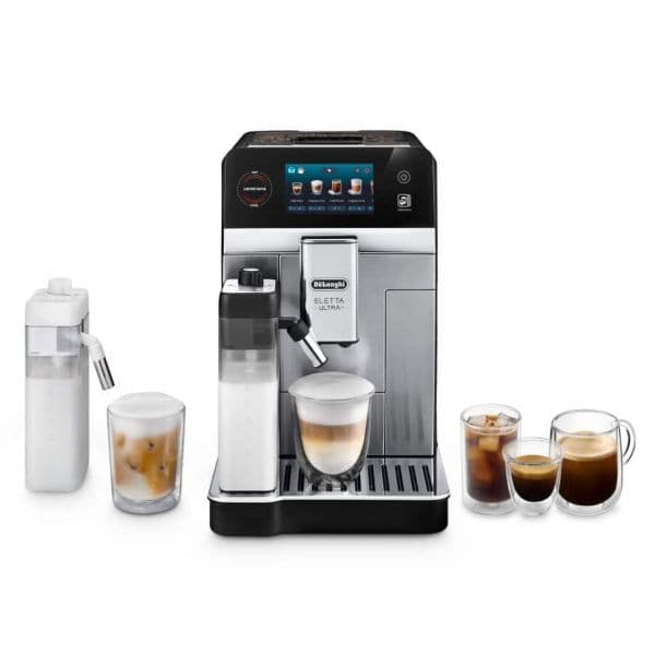Máquina de Café Delonghi Eletta Ultra ECAM470.85.MB Preto Inox