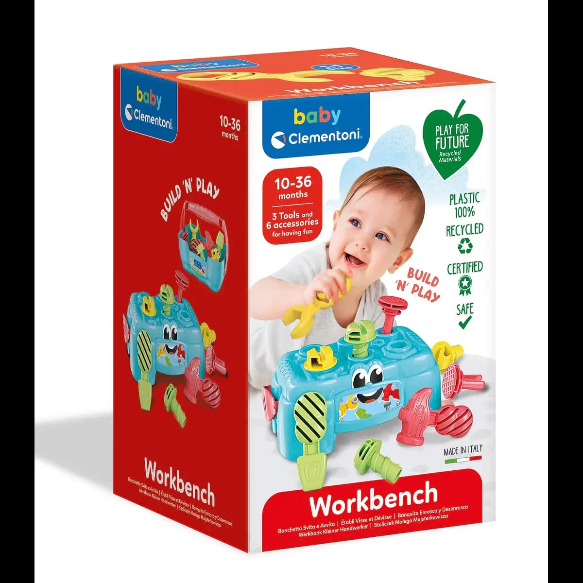 Clementoni Baby - Mesa de Ferramentas - 17042