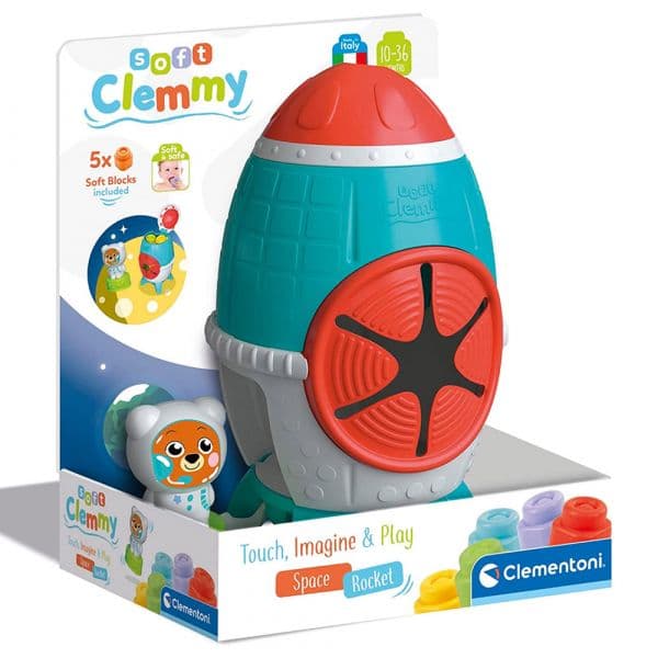 Clementoni Foguetão Sensorial Baby Soft Clemmy - 17806