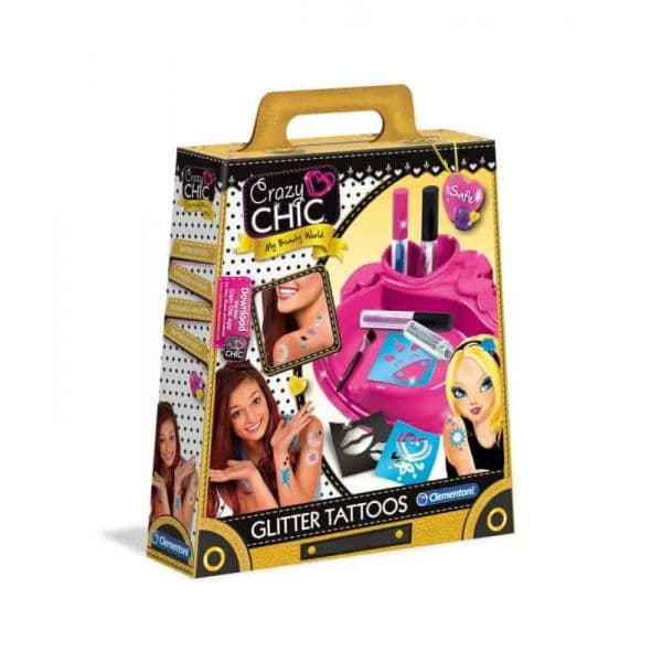 Clementoni Crazy Chic Glitter Tattoos - 18513