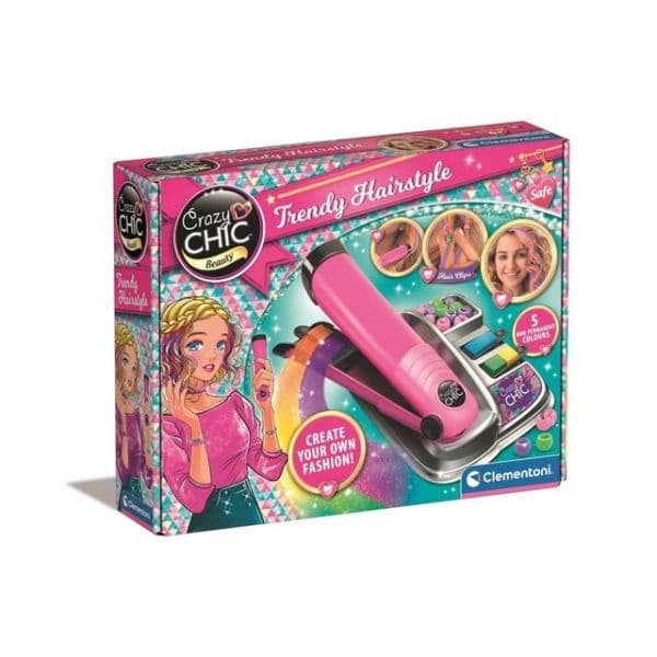 Clementoni Crazy Chic Kit de Coloração Cabelo com Estilo
