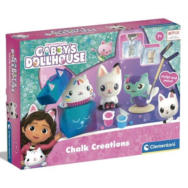 Clementoni Kit Criar e Colorir Gesso Gabby's Dollhouse Multicolor