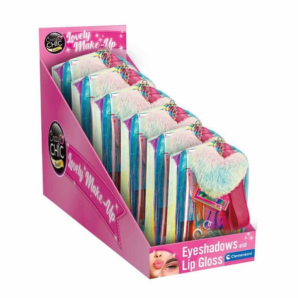 Clementoni Crazy Chic Bolsa de Maquilhagem Coração Rosa