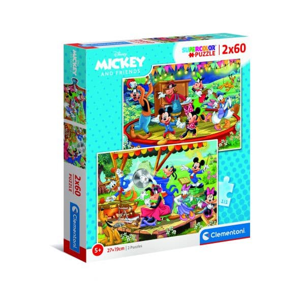 Clementoni Puzzle 2x60 Peças Mickey Mouse - 21620