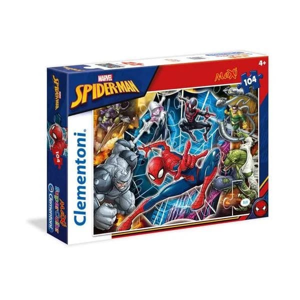 Clementoni Puzzle Maxi Spider-Man 104 Peças- 23716