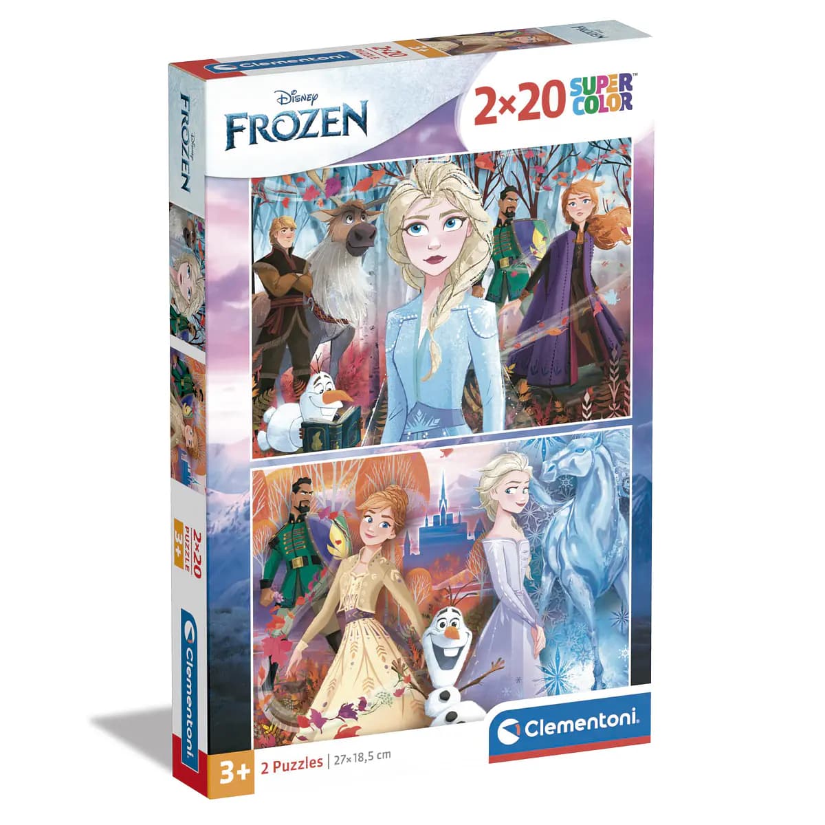 Clementoni Caixa com 2 Puzzles de 20 Peças da Frozen II
