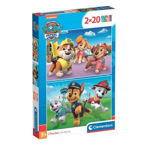 Clementoni Puzzle 2x 20 Peças Patrulha Pata