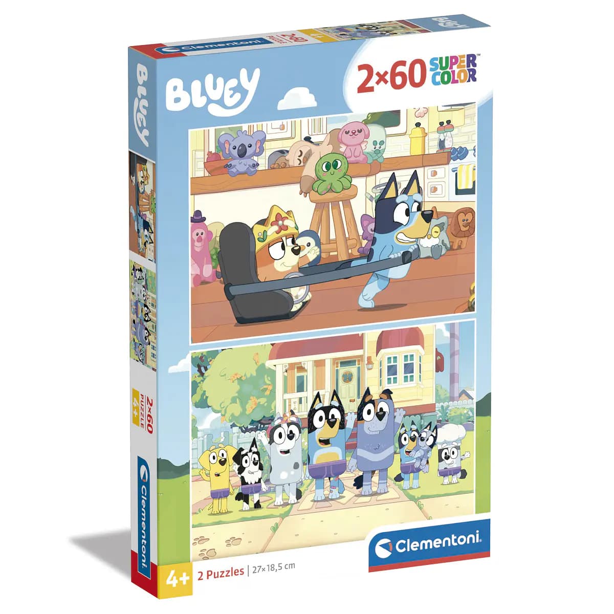 Clementoni Puzzle Bluey 2 x 60 Peças