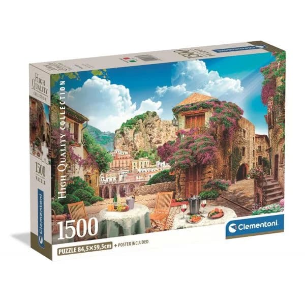 Clementoni Puzzle Vista Pueblo Italiano - 1500 Peças