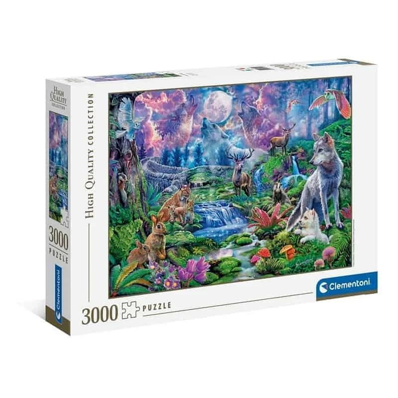 Clementoni Puzzles 3000 Peças Animais Mundo Selvagem