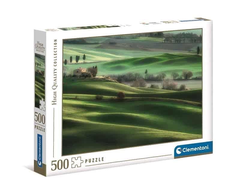 Clementoni - Puzzle 500 Hqc Tuscany Hills