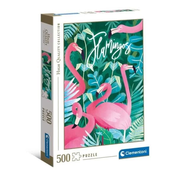 Clementoni Puzzle 500 Peças Hqc Flamingos - 35101