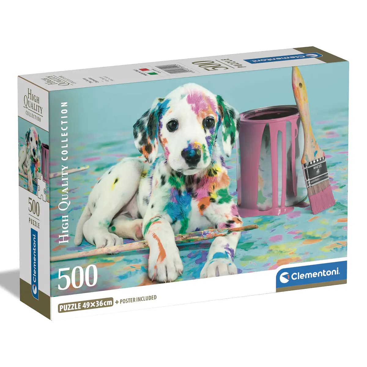 Clementoni Puzzle Compact: The Funny Dalmatian 500 Peças