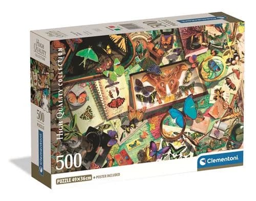 Puzzle 500 pçs - The Butterfly Collector