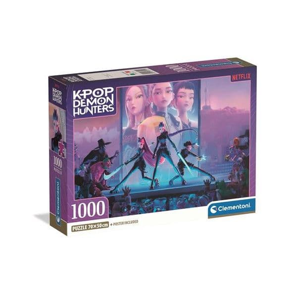 Clementoni Puzzle Kpop Demon Hunters 1000 Peças