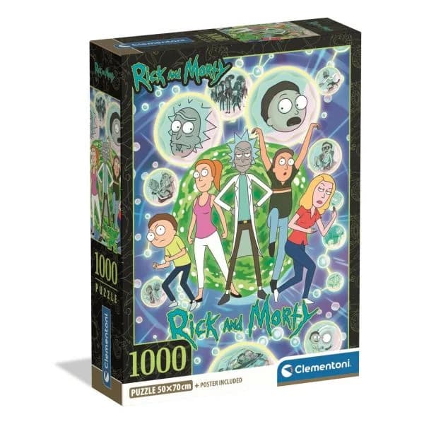 Clementoni Puzzle Rick and Morty 1 1000 Peças - 39788