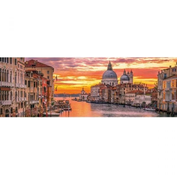 Clementoni Puzzle Panorama 1000 Peças - The Gand Canal - Venice - 39426