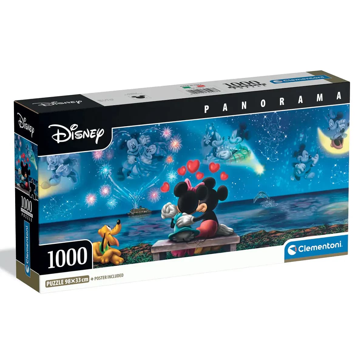 Clementoni Puzzle Mickey e Minnie Panorama 1000 Peças - S71014793