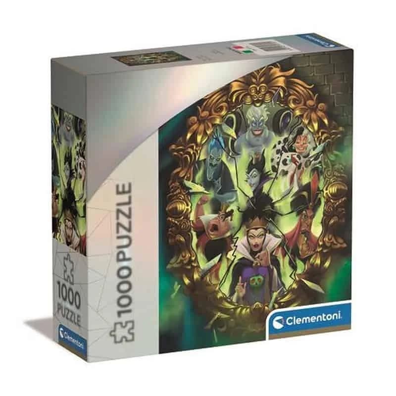 Clementoni Puzzle Vilões Disney (illustrato) 1000 Peças